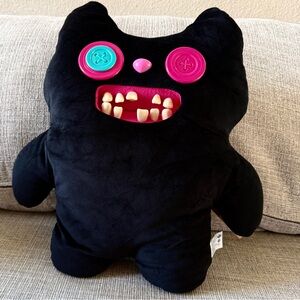 ZURU Fuggler Big Fuggs Gappy McSlappy Black Monster Plush NWT